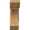 Ekena Millwork Thorton Slat Smooth Bracket w/ Offset Brace, Western Red Cedar, 7 1/2"W x 20"D x 24"H BKT0806X20X24THR06SWR - alternate 3